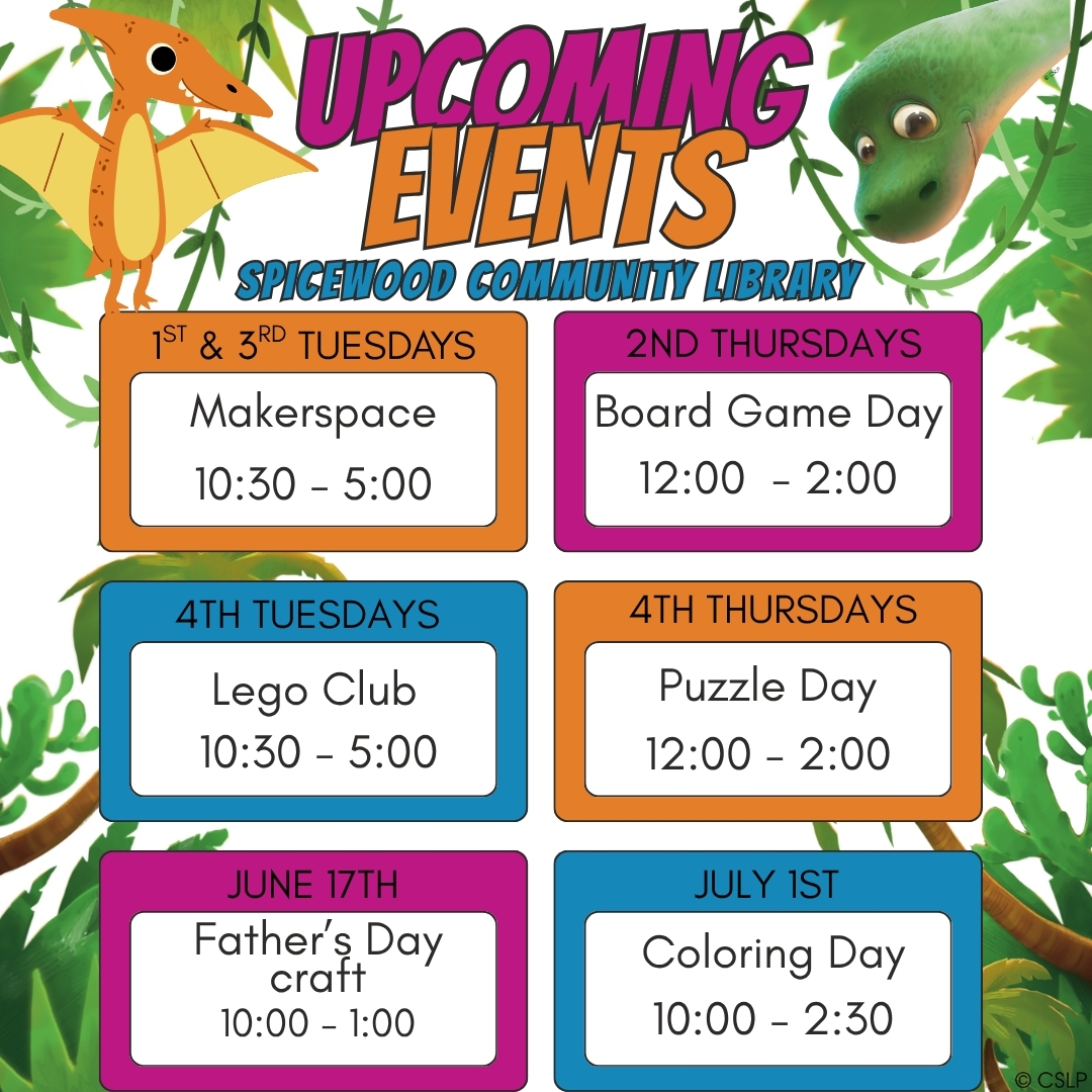 Upcoming summer events